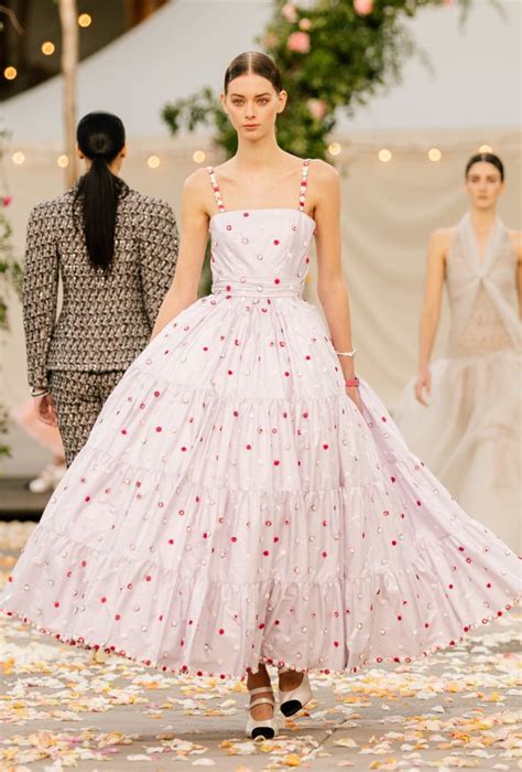 chanel fleurs de printemps spring 2021 collection|chanel spring dresses.